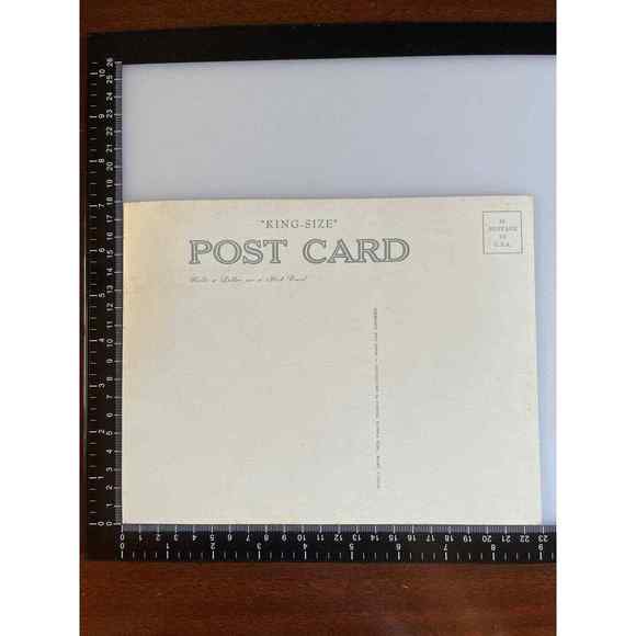 Vtg RARE Kromekote B/W King-Size 9x7 Postcard #140 Biscayne Boulevard Miami FL - Picture 4 of 5